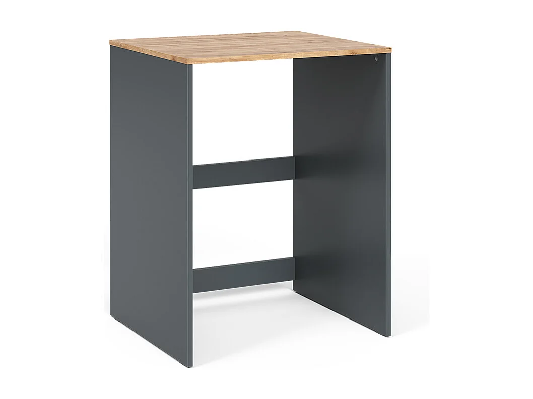 Waschmaschinenschrank anthrazit/goldkraft eiche 68x60x88.2 viktor