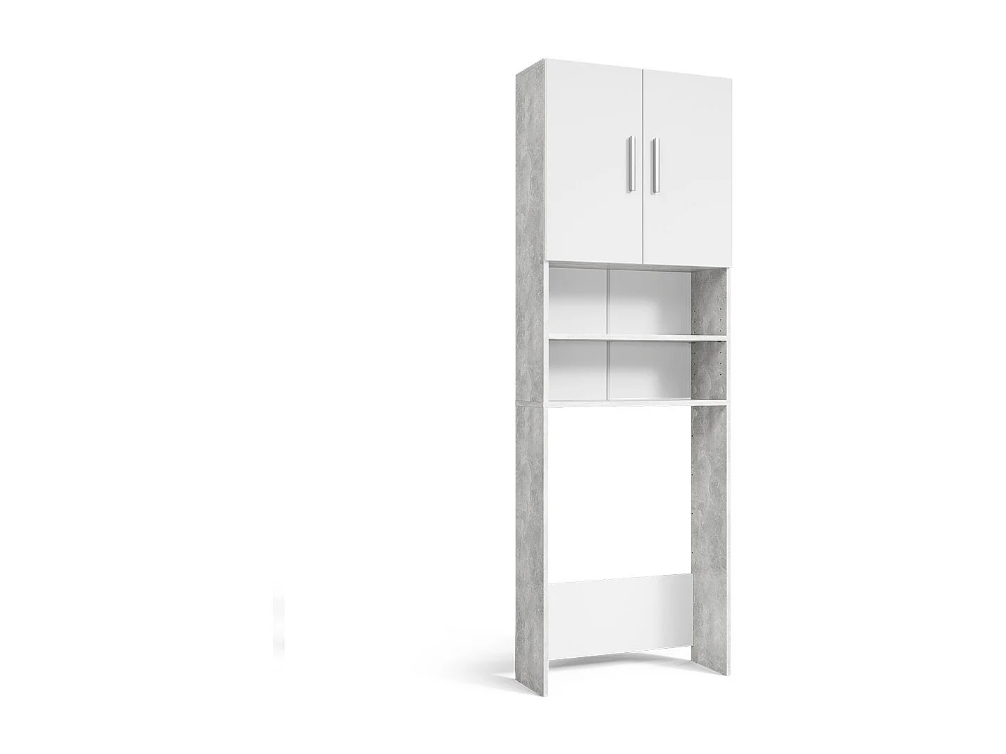 Waschmaschinenschrank beton 64x26x190