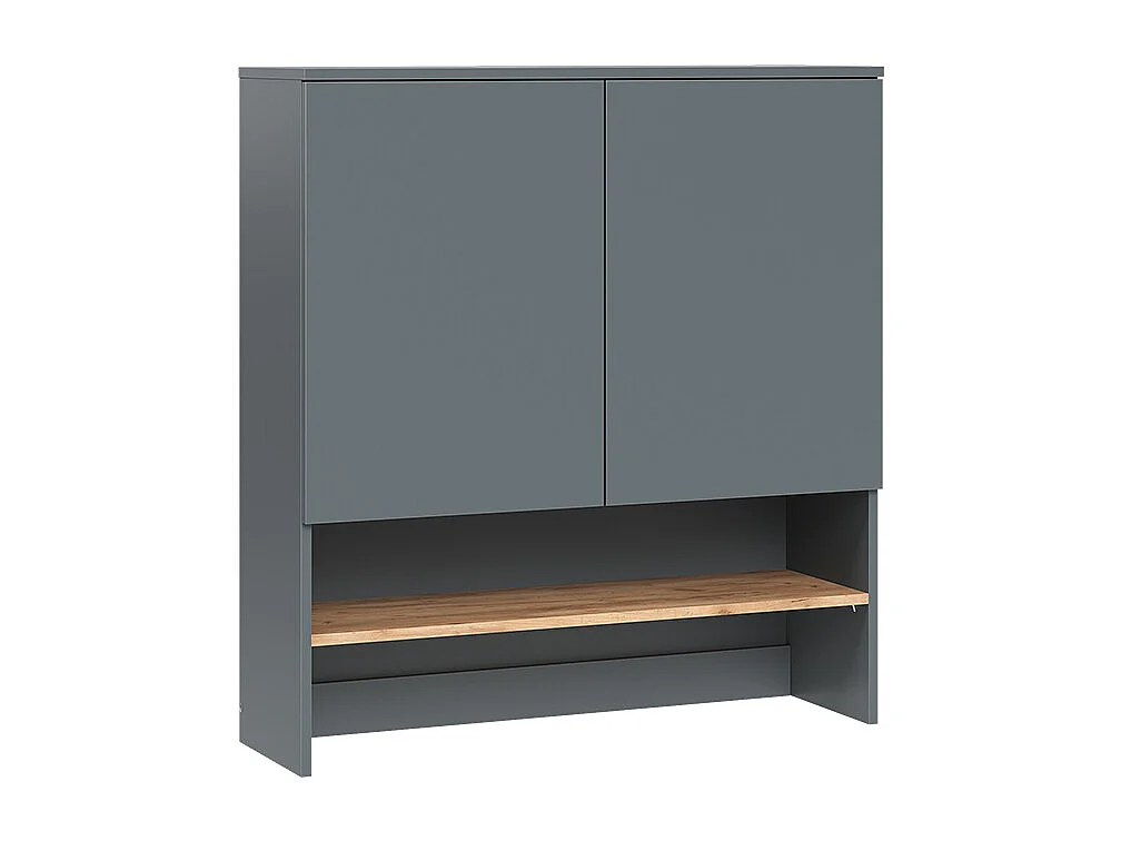 Waschmaschinenschrank anthrazit/goldkraft eiche 93.6x29x100.4 viktor