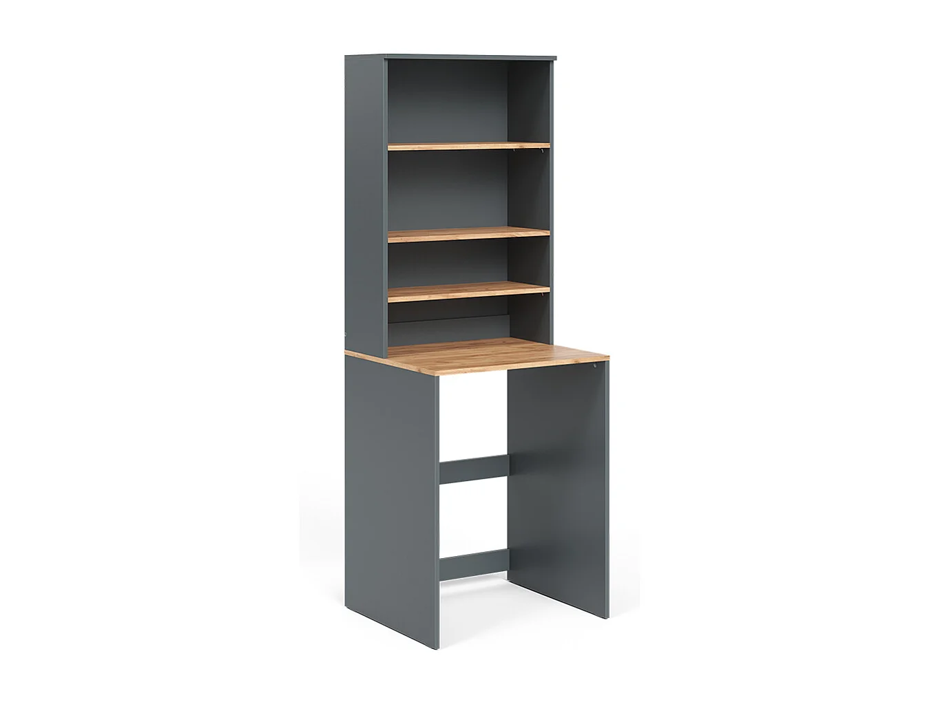 Armoire machine à laver anthracite/chêne doré 66x60x88.2 viktor