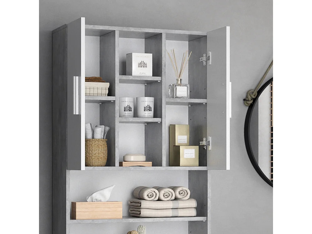 Szafka pod pralkę beton 64x25.6x190 luis