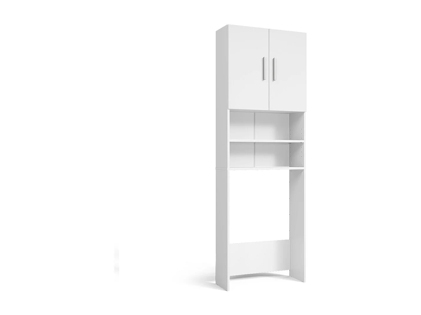 Washing machine cabinet white 64x26x190