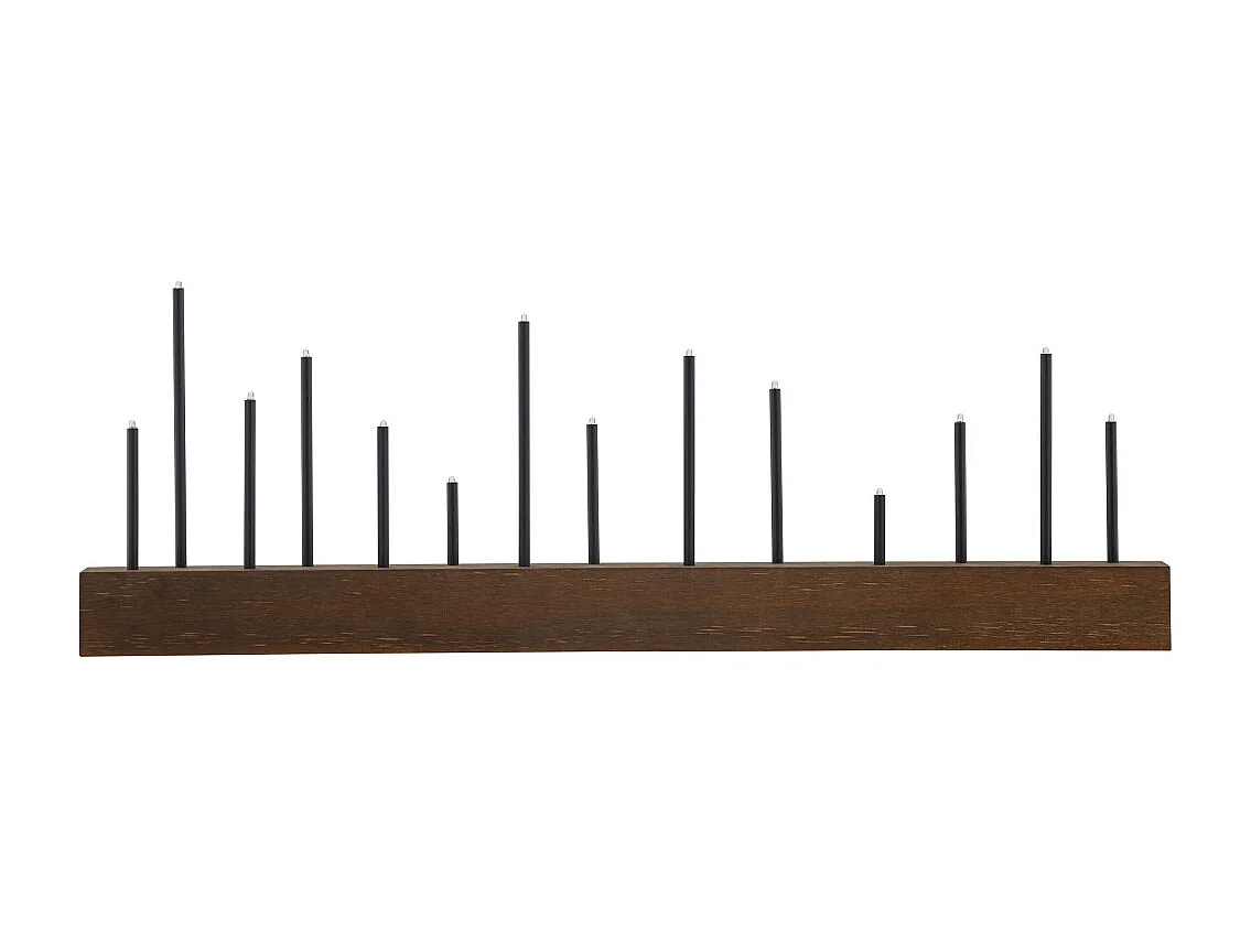 Lampe à Poser Bougeoir "Kungsberget" 77cm Marron