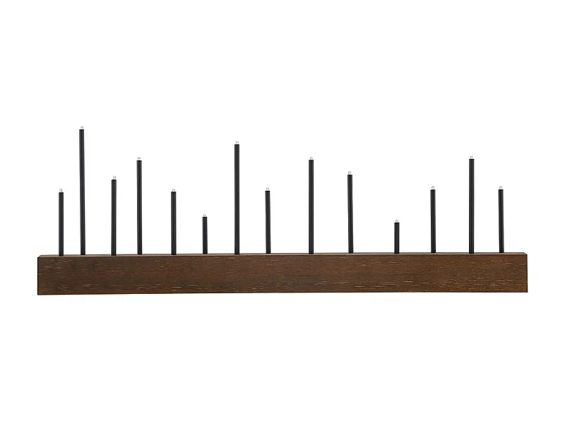 Lampe à Poser Bougeoir "Kungsberget" 77cm Marron