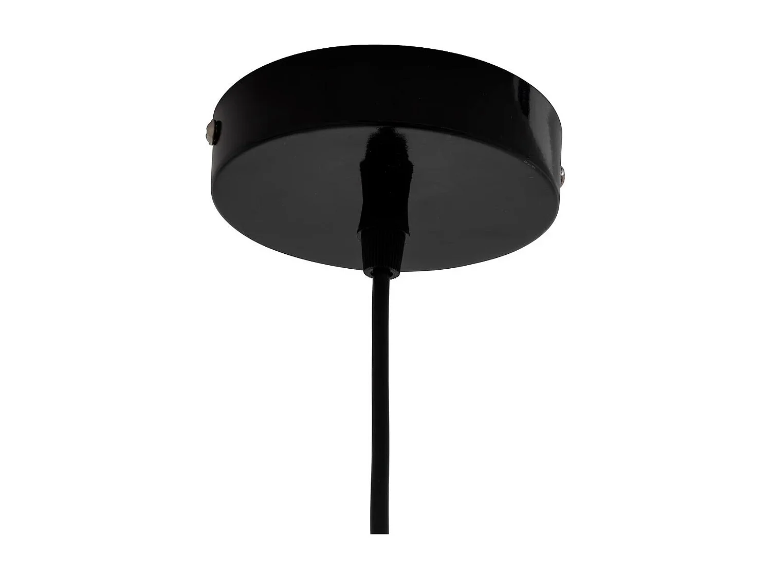 Lampe Suspension Champignon "Savio" 27cm Noir