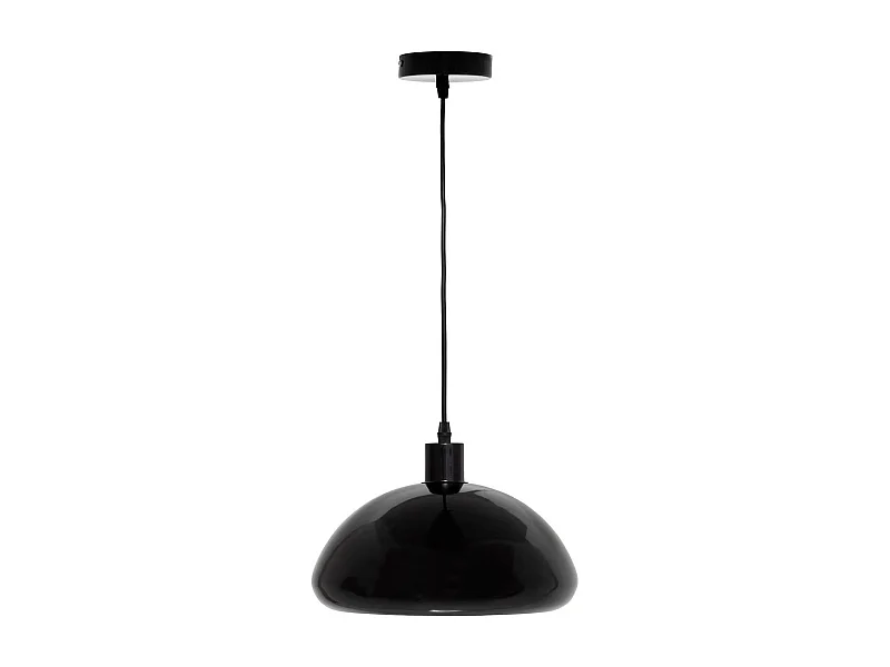 Lampe Suspension Champignon "Savio" 27cm Noir