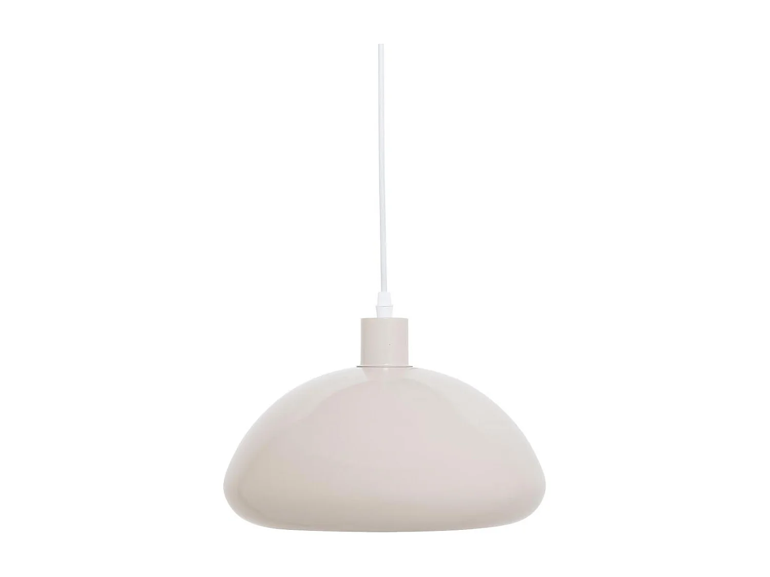 Lampe Suspension Champignon "Savio" 27cm Beige