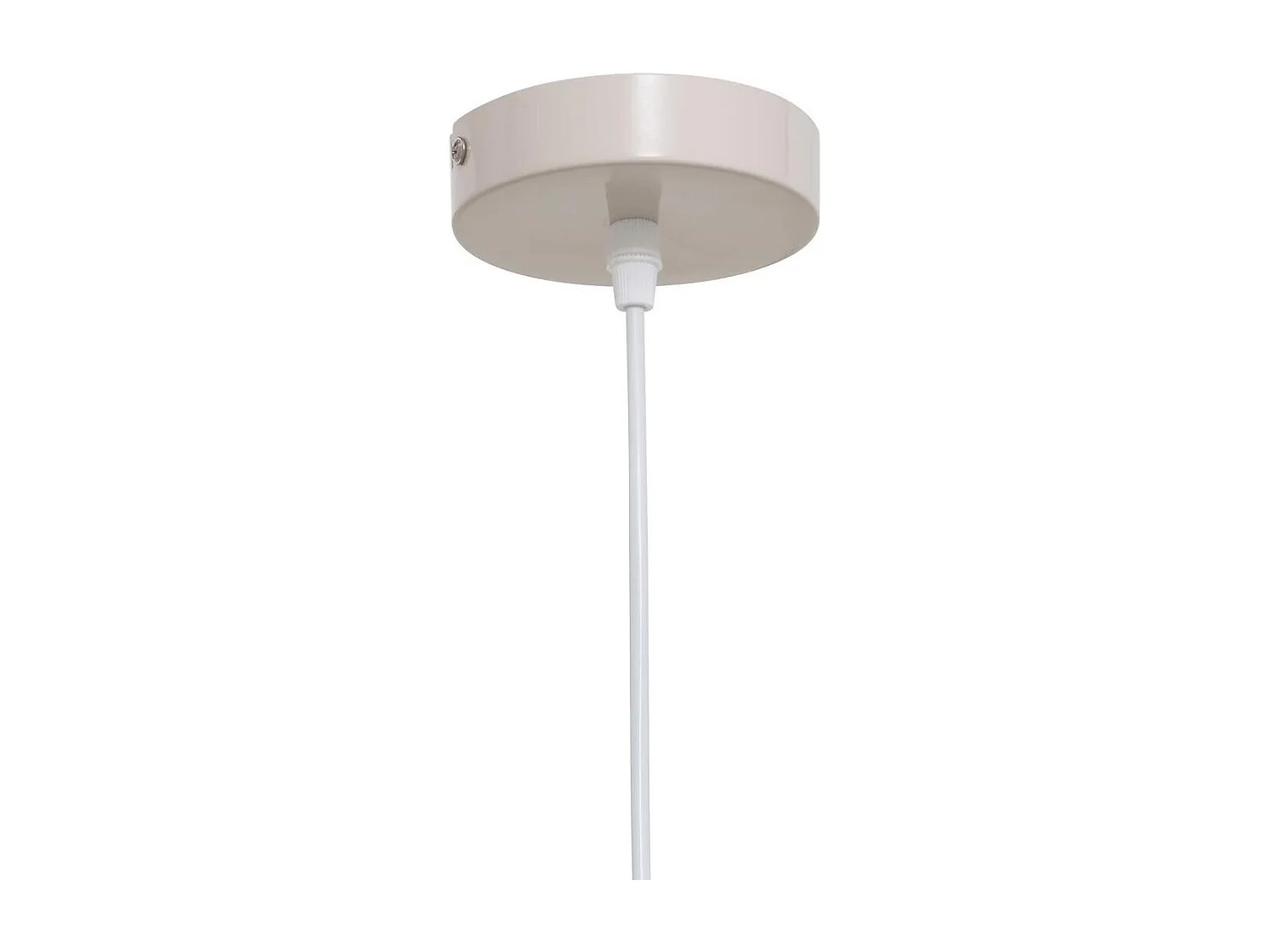 Lampe Suspension Champignon "Savio" 27cm Beige