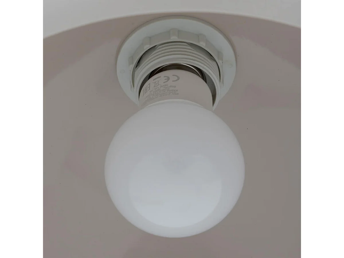 Lampe Suspension Champignon "Savio" 27cm Beige