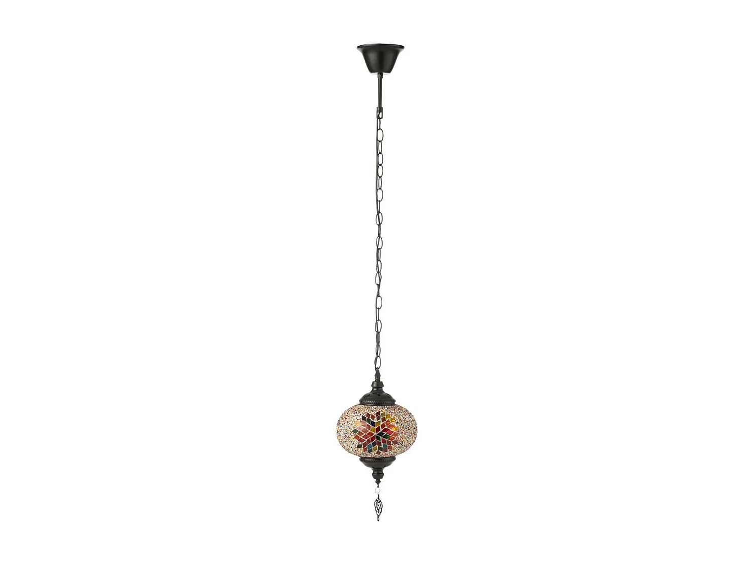 Lampe Suspension Mosaïque "Neal" 18cm Multicolore
