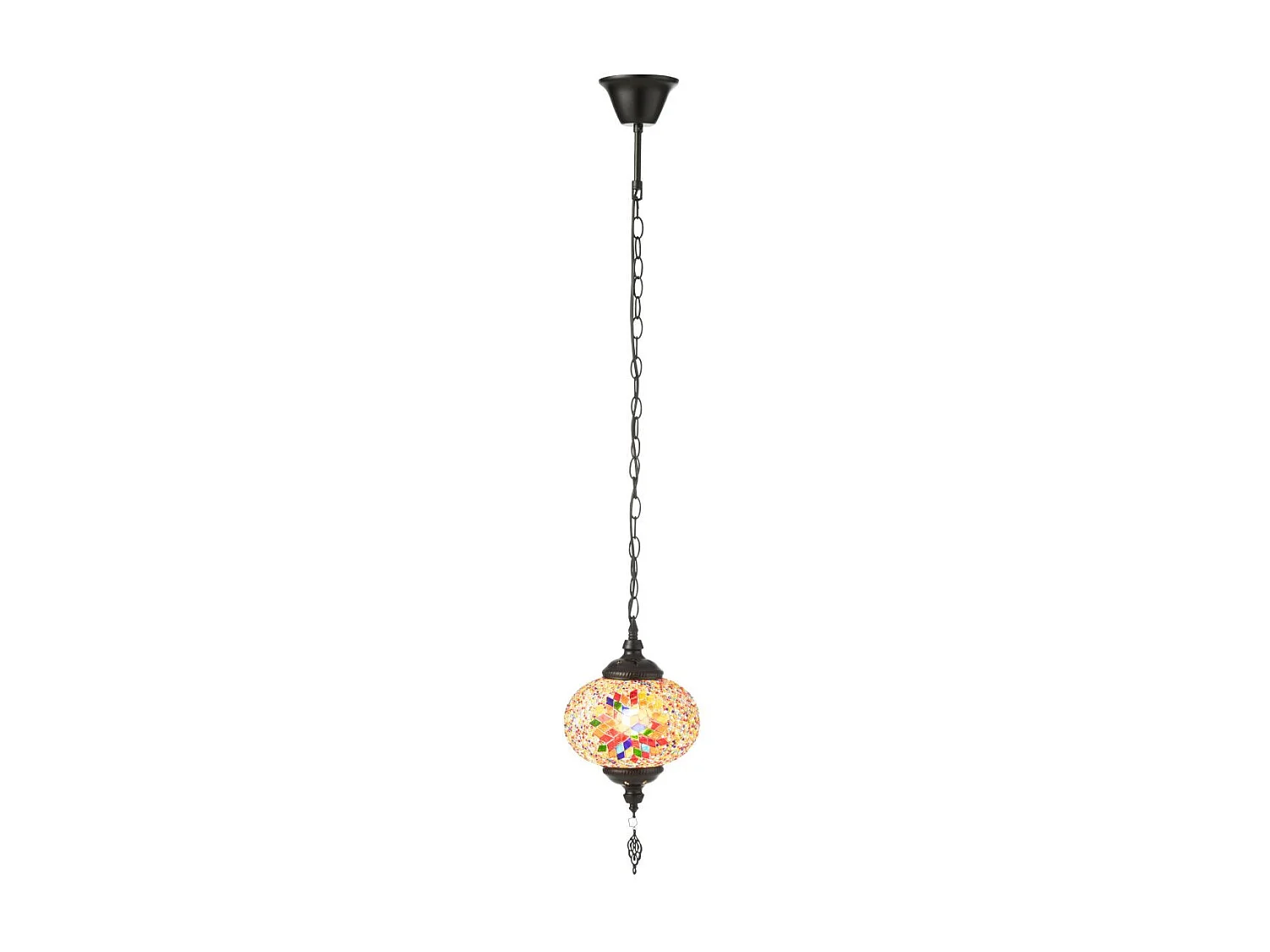 Lampe Suspension Mosaïque "Neal" 18cm Multicolore