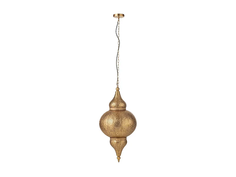 Lampe Suspension en Métal "Bore" 86cm Or