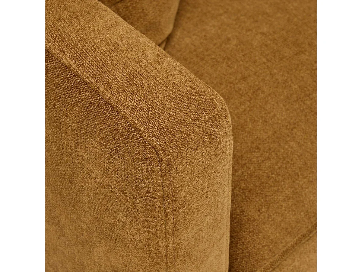 Canapé 3 Places en Tissu "Candice" 194cm Bronze