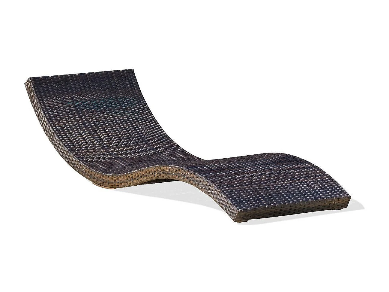 Bain de Soleil Empilable "Cancun" 190cm Chocolat