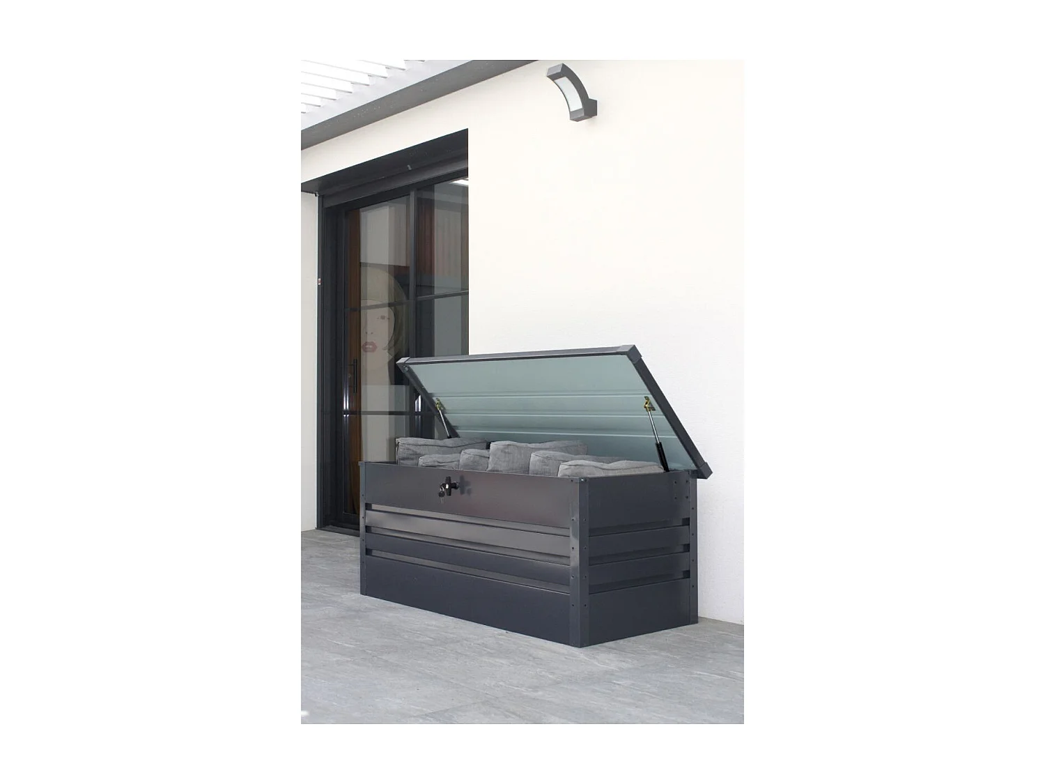 Gartenbox, 600 L, Stahlverzinktem