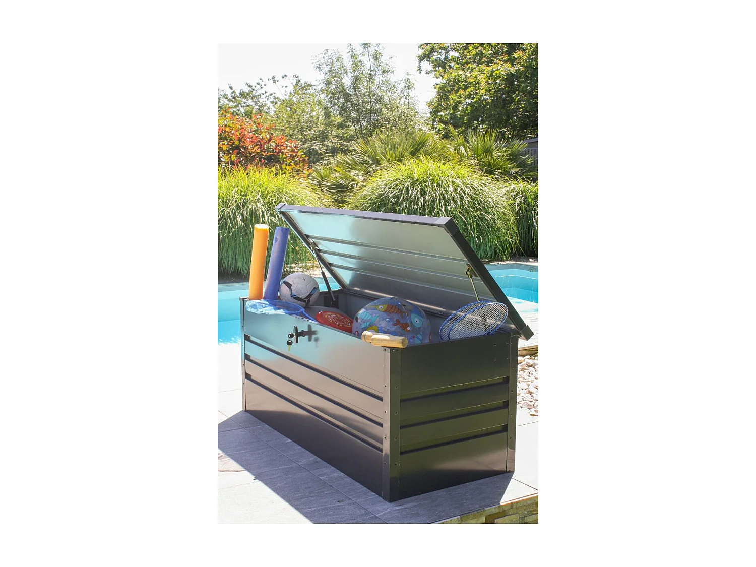 Gartenbox, 600 L, Stahlverzinktem