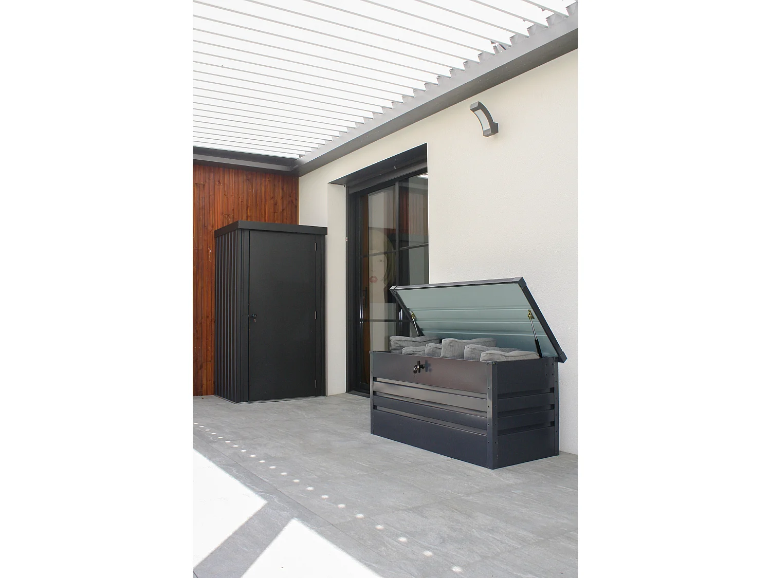 Gartenbox, 350 L, Stahlverzinktem