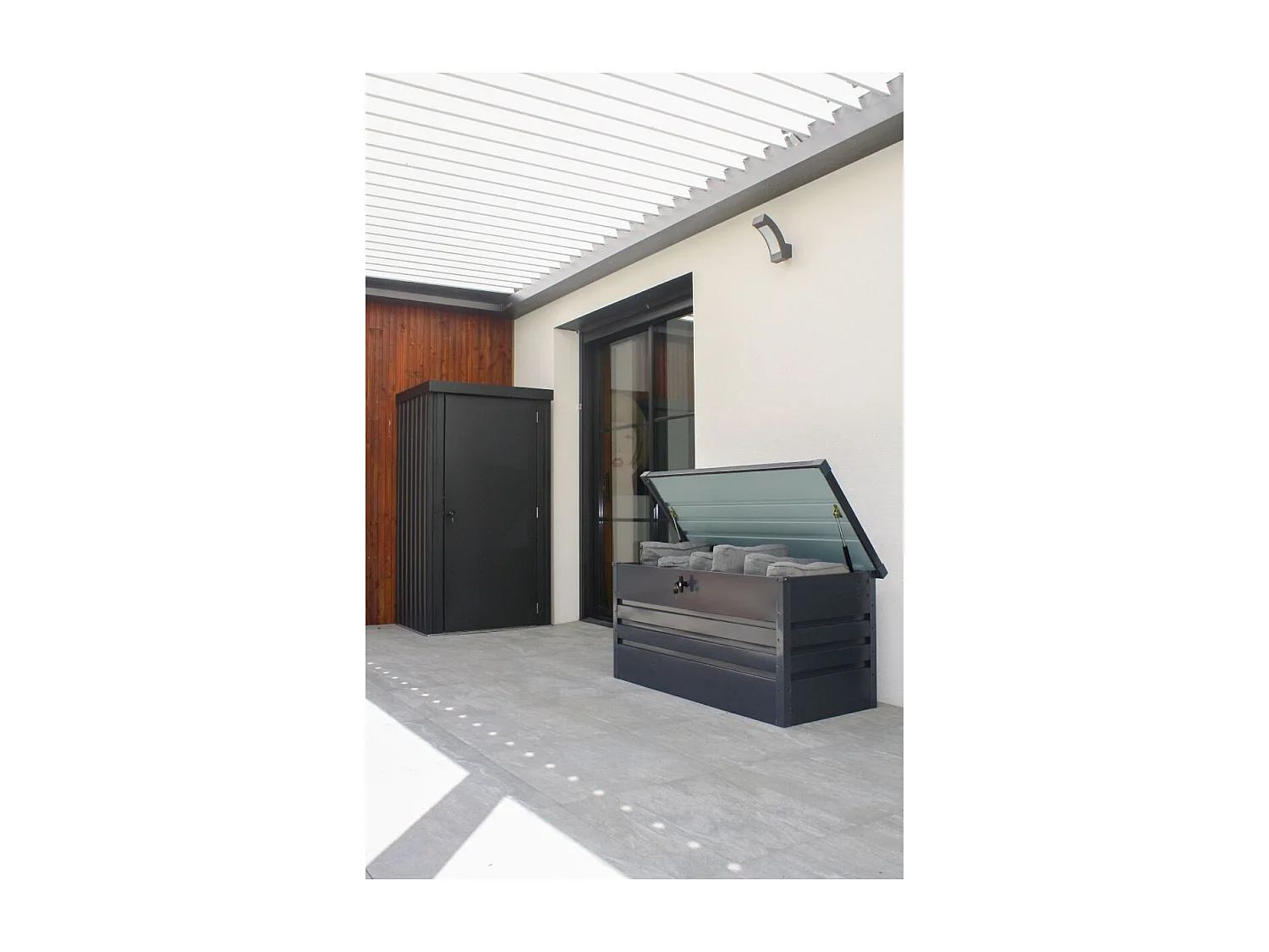 Gartenbox, 350 L, Stahlverzinktem