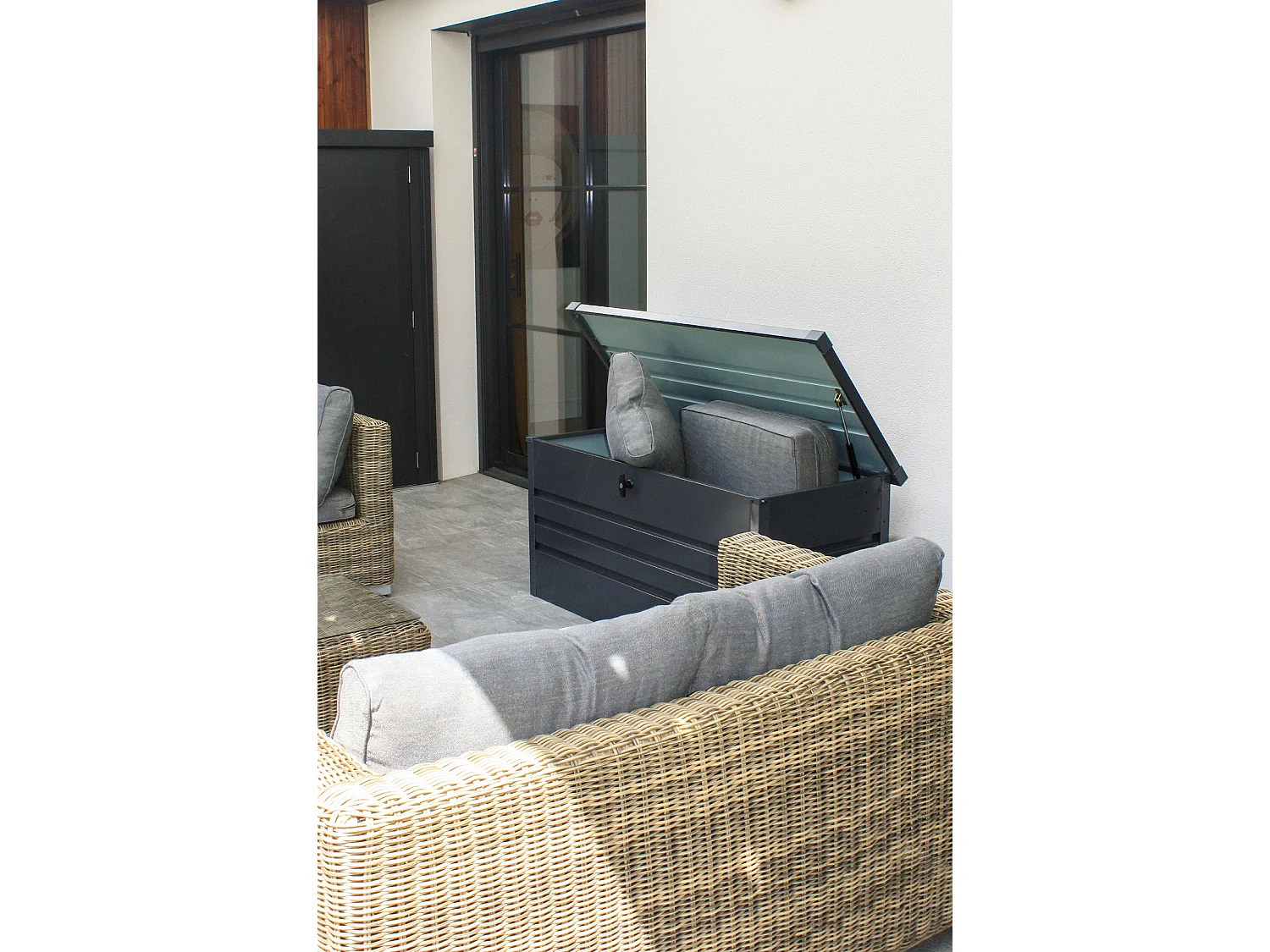 Gartenbox, 350 L, Stahlverzinktem