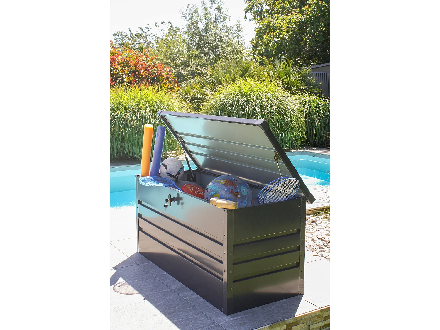 Gartenbox, 350 L, Stahlverzinktem