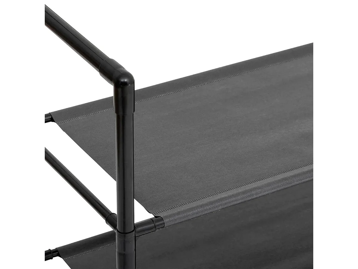 Vestiaire d'Entrée en Métal "Intissa" 170cm Noir