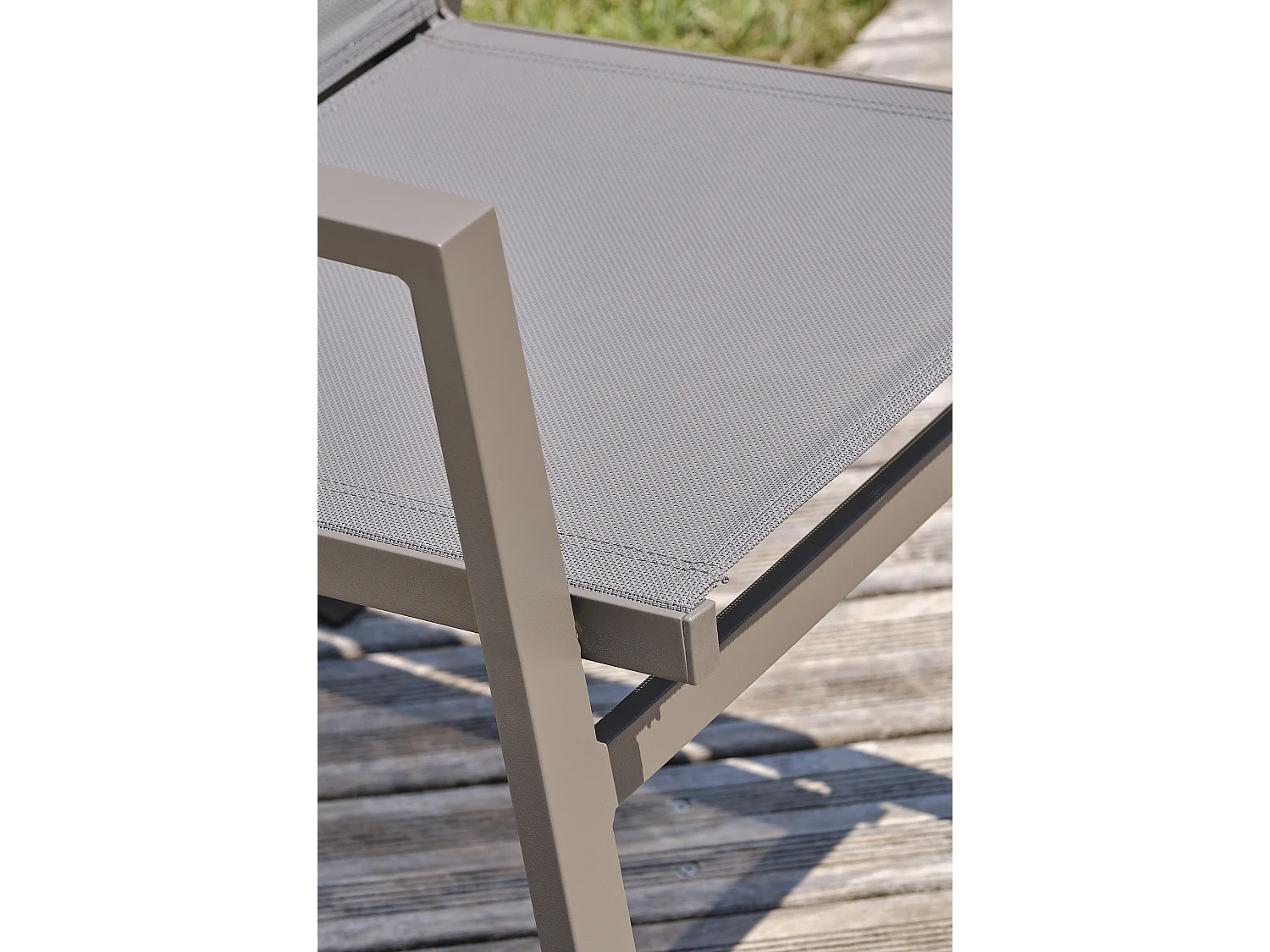 Fauteuil de Jardin Empilable "Floride" 86cm Quartz
