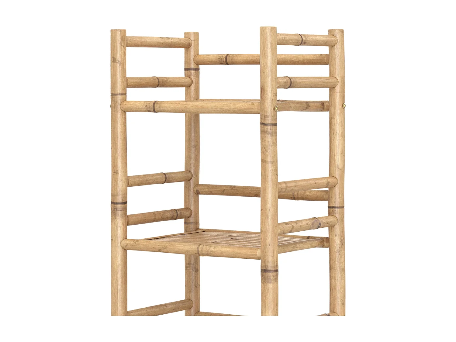 Scaffale in bambù, 4 livelli - Bami