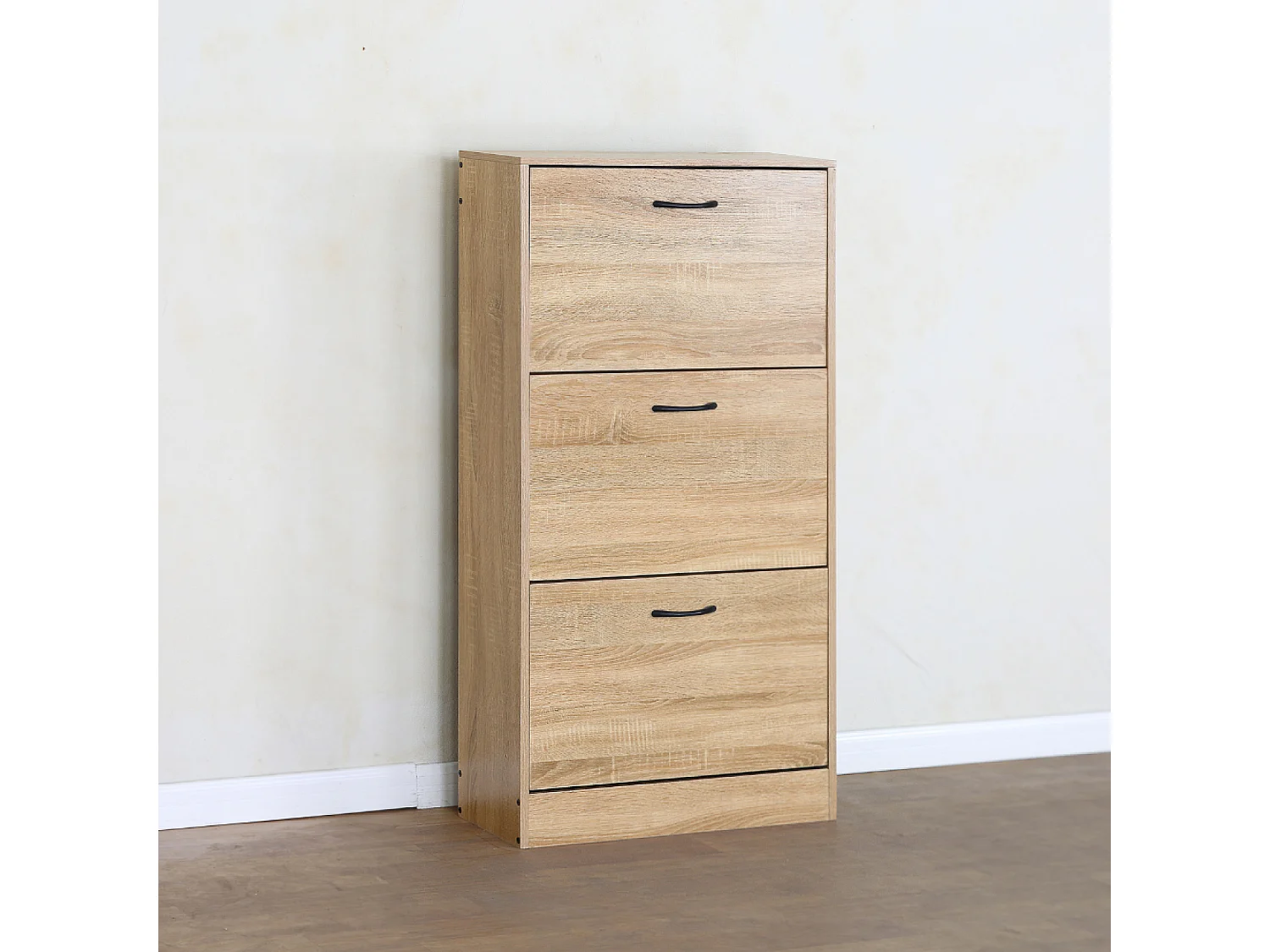 Meuble à chaussures 116x60cm bois TALLI