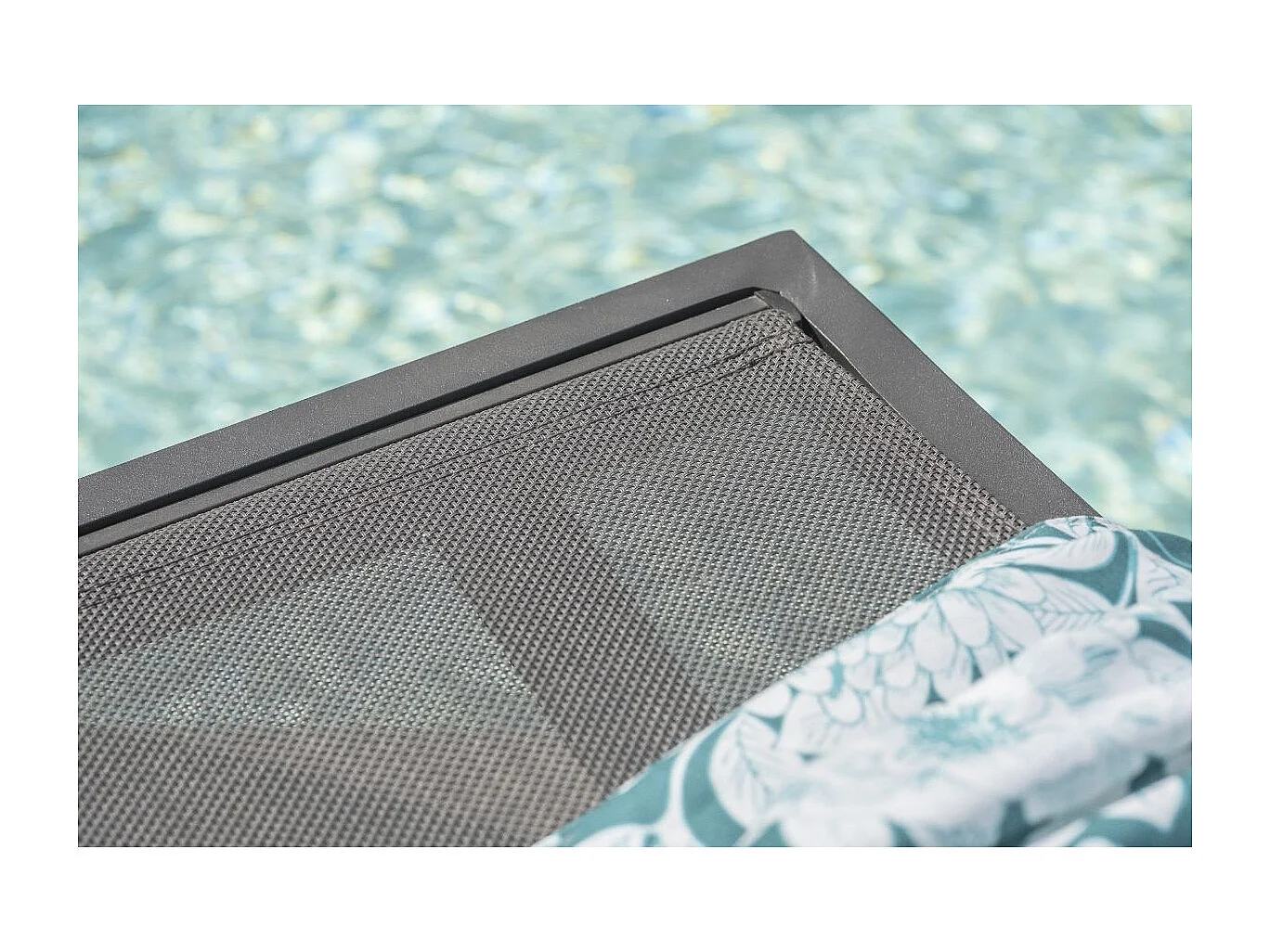 Lot de 2 Bains de Soleil Empilables "Barcelona" 195cm Noir