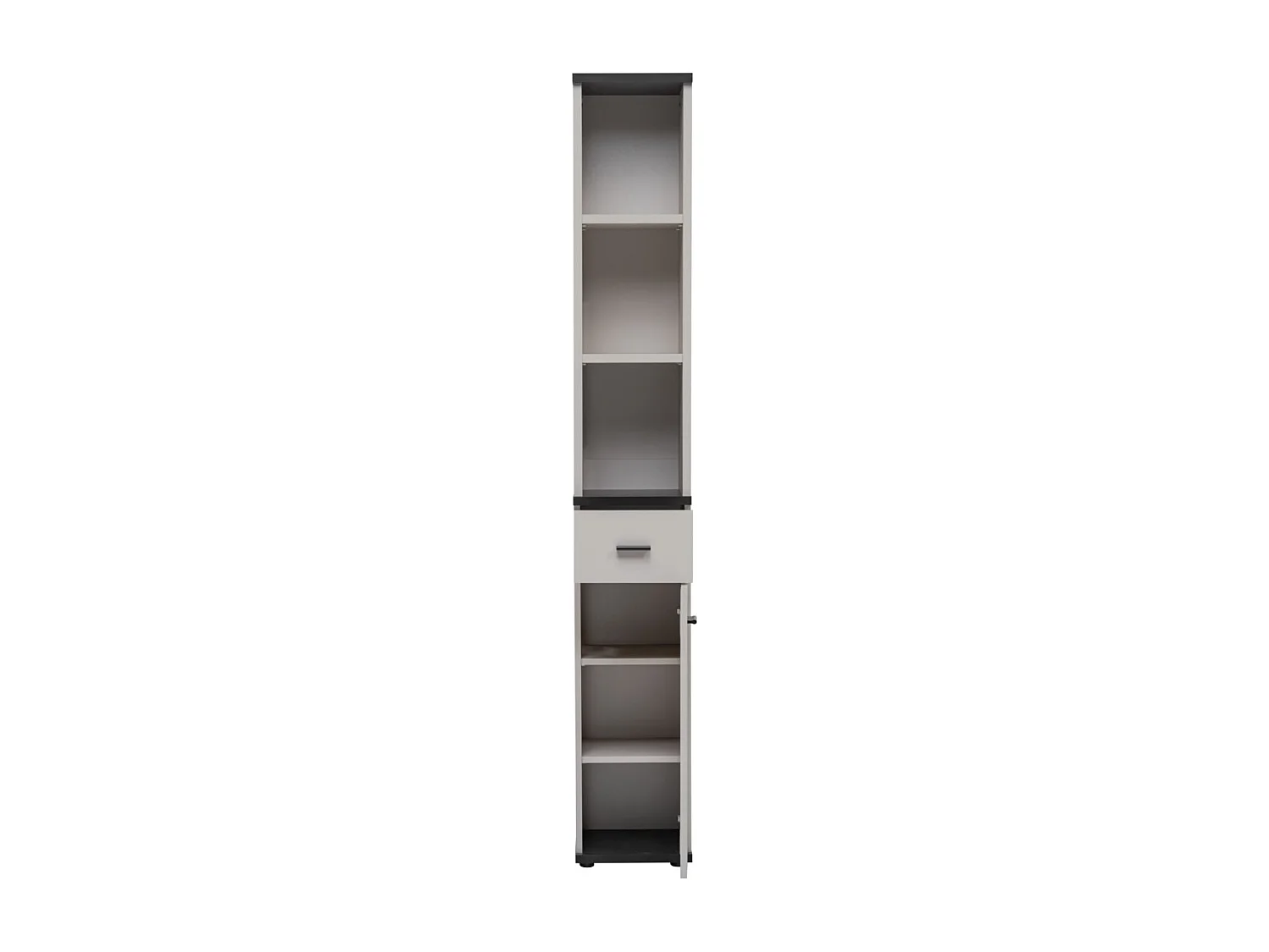 Ensemble Vestiaire 6P "Hugo" 210cm Gris & Noir