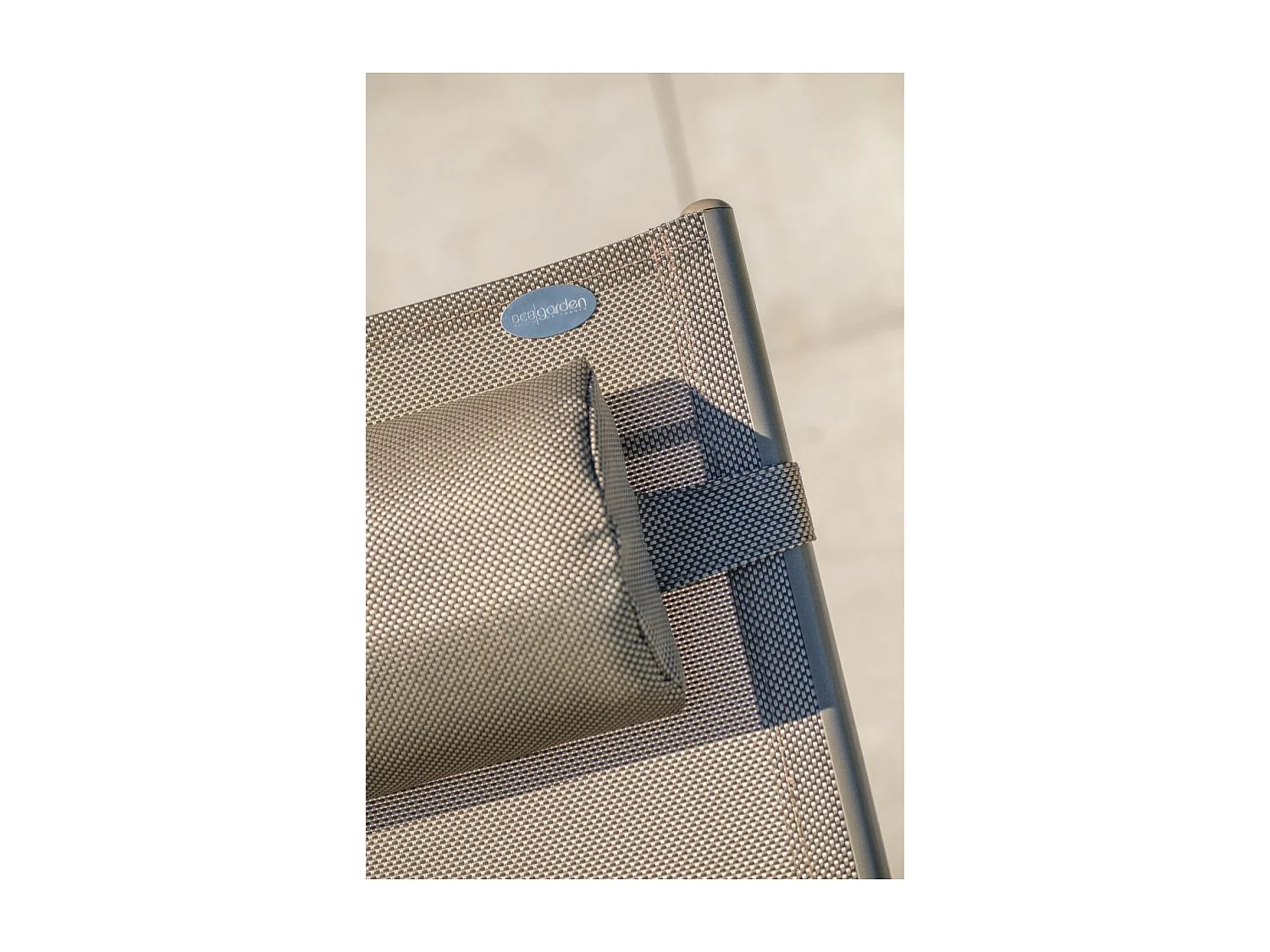 Lot de 2 Bains de Soleil "Cloé" 170cm Cappuccino