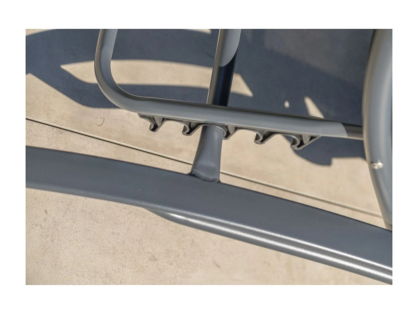 Lot de 2 Bains de Soleil "Cloé" 170cm Gris