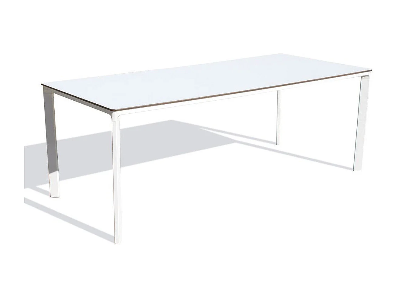 Table de Jardin 8 Places "Meet" 200cm Blanc