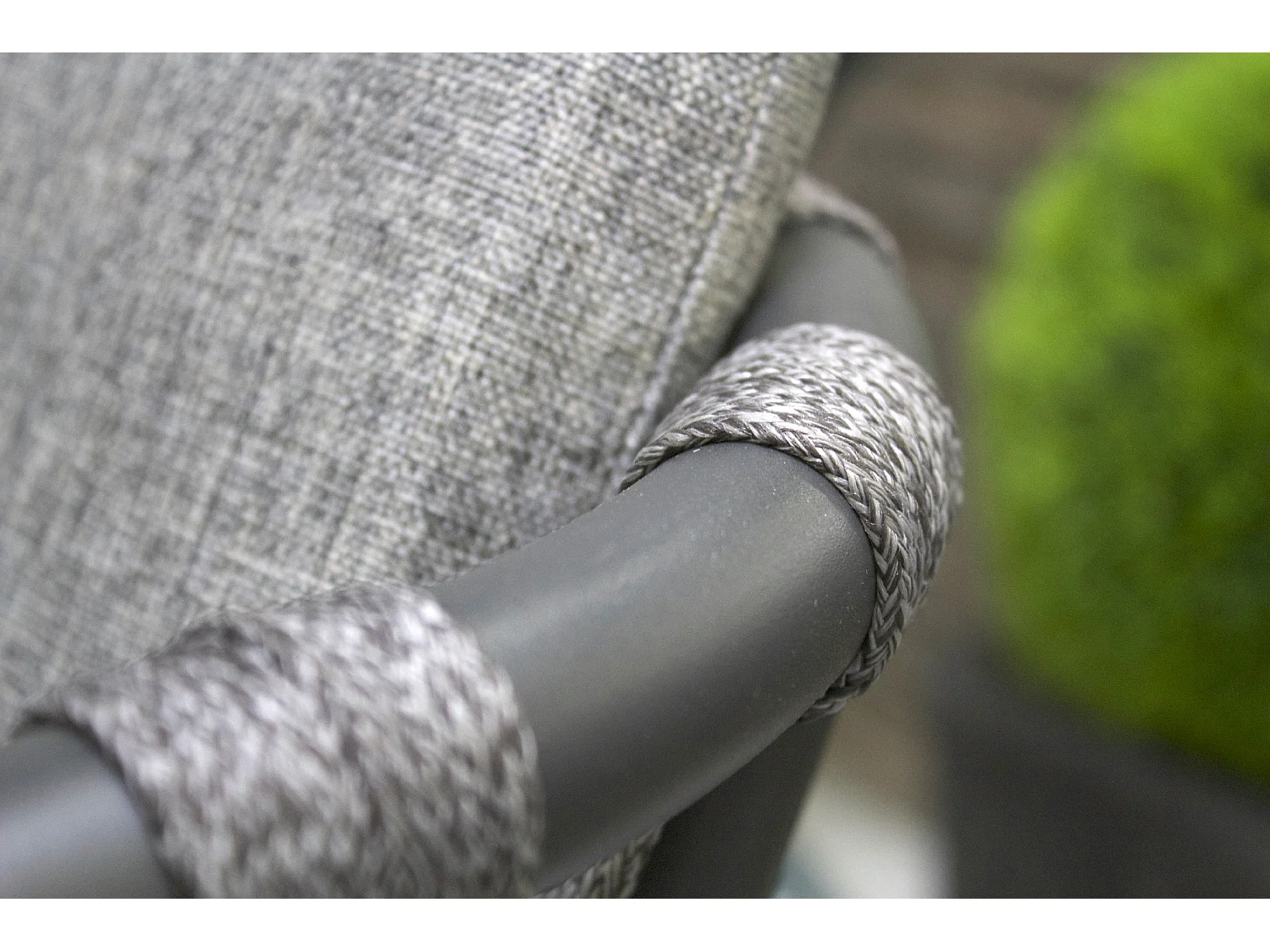 Fauteuil de Jardin Empilable "Pilat" 76cm Gris Anthracite