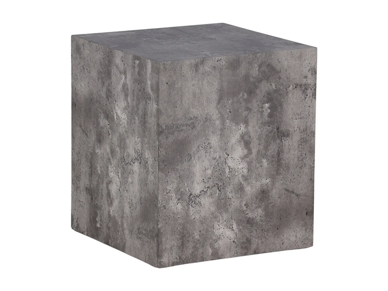 Lot de 2 Tables Basses Effet Marbre "York" 80cm Gris