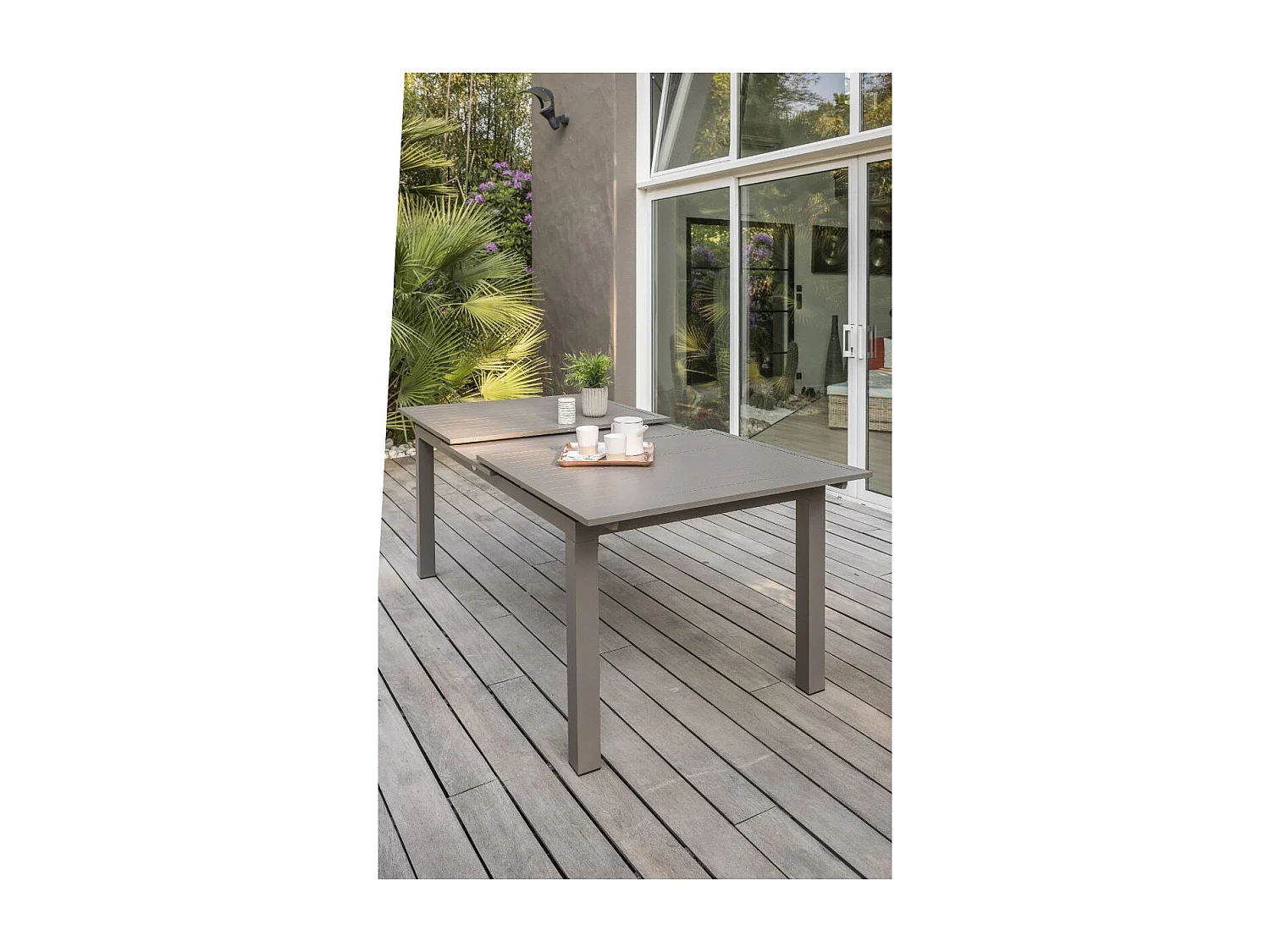 Table de Jardin Extensible "Zahara" 180-240cm Taupe