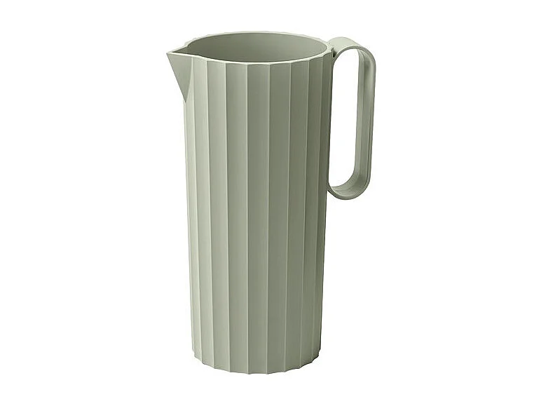 Carafe Hydria Kaki 1,7 L - Collection Paestum - Design Conique - 100% Recyclable - Fabriqué en Italie