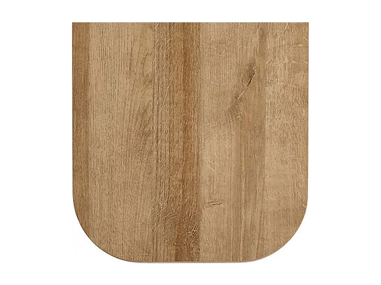 Banc en bois naturel avec pieds cannelés - Longueur 140 x Profondeur 35 x Hauteur 45 cm