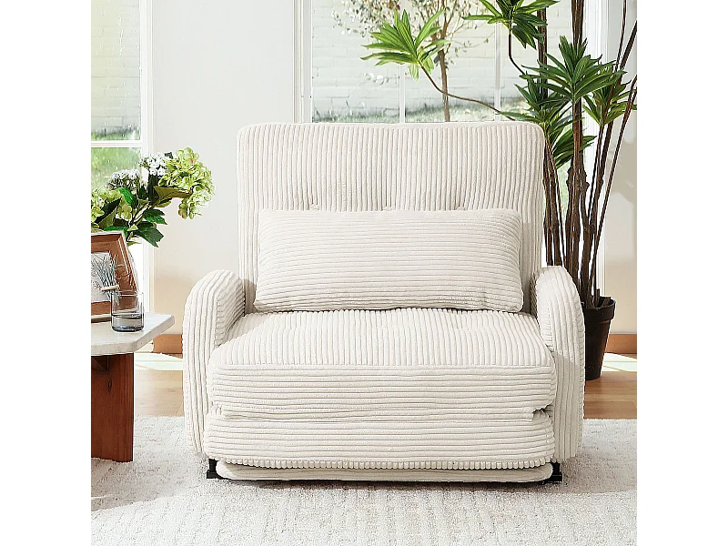 Canapé Modulable 4-en-1 en Cordon - Confort Salon, Relax et Lit Rapide pour un Intérieur Polyvalent