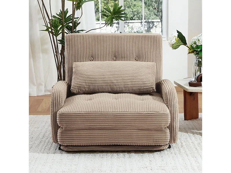 Canapé Modulable 4-en-1 en Cordon - Confort Salon, Relax et Lit Rapide pour un Intérieur Polyvalent