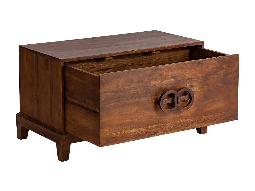 Table basse en bois d'acacia Quilla