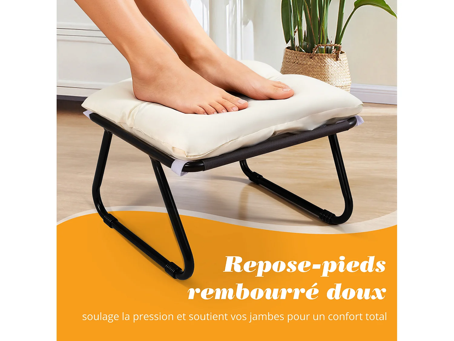 Fauteuil salon relax, transat jardin réversible, chaise longue balcon acier, 2 places avec repose-pieds, Blanc