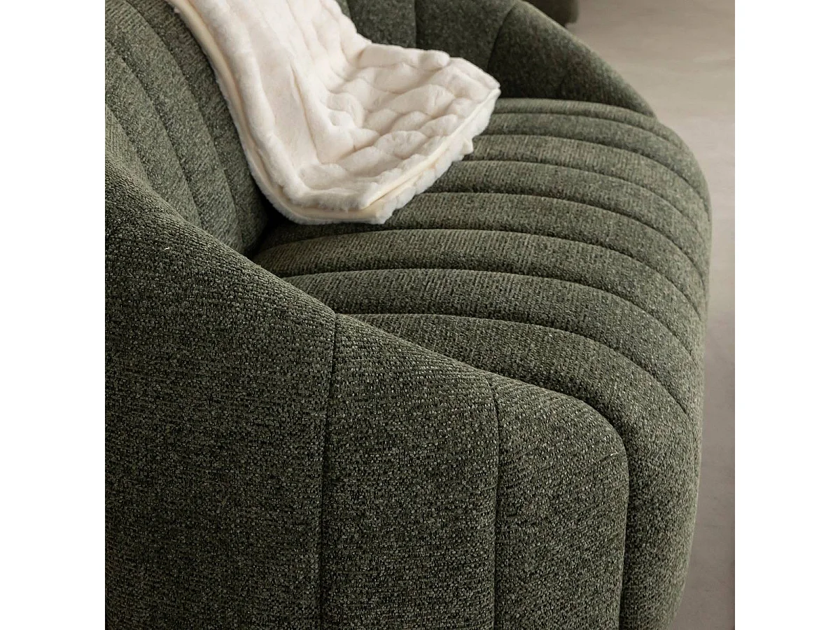 Canapé en tissu vert Axel