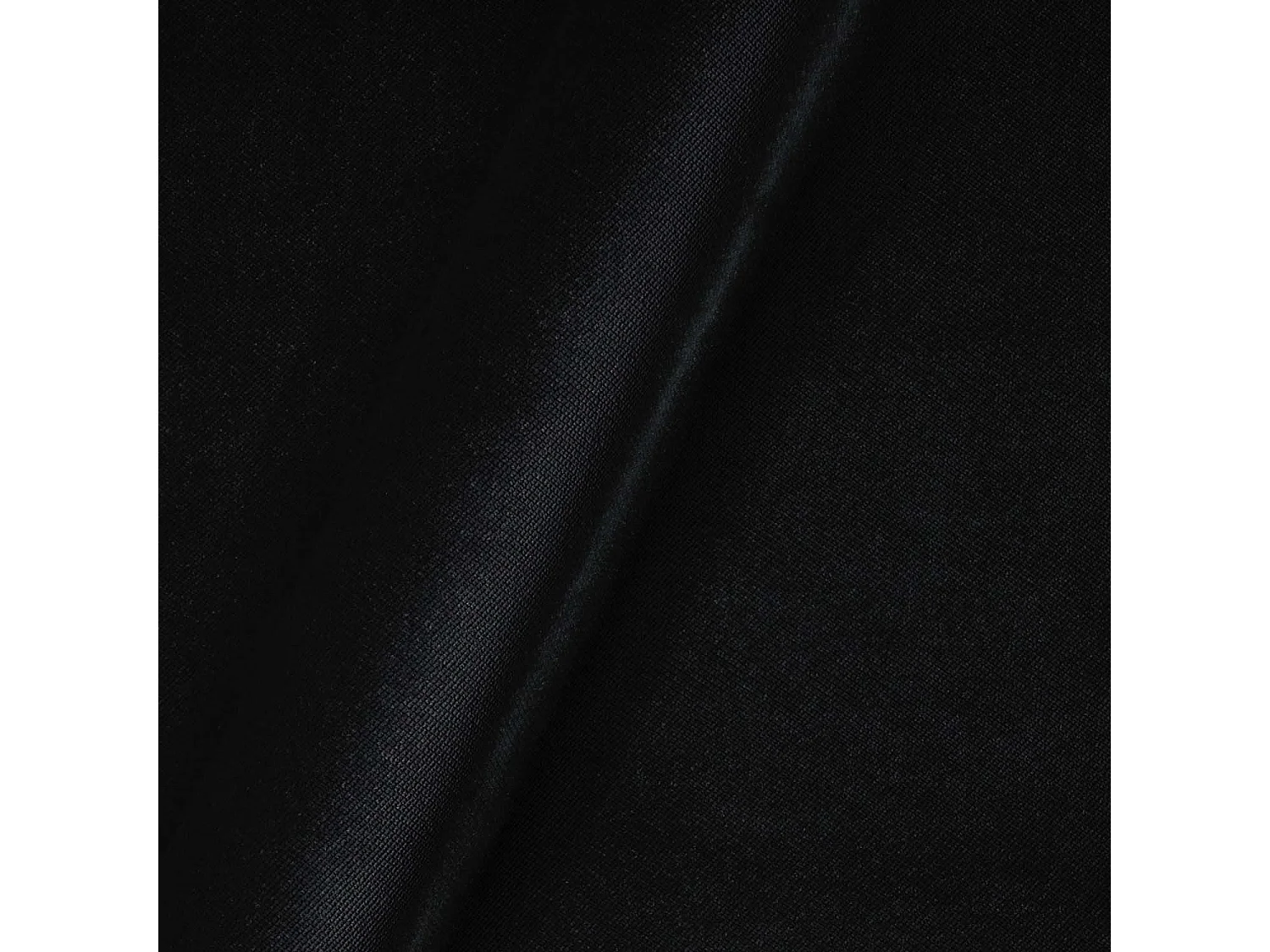 Ensemble de 2 chaises antéa structure gris charbon en tissu en velours noir