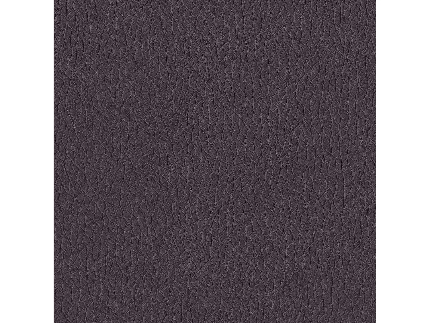 Ensemble de 2 chaises en mako - cadre gris charbon, faux cuir aubergine