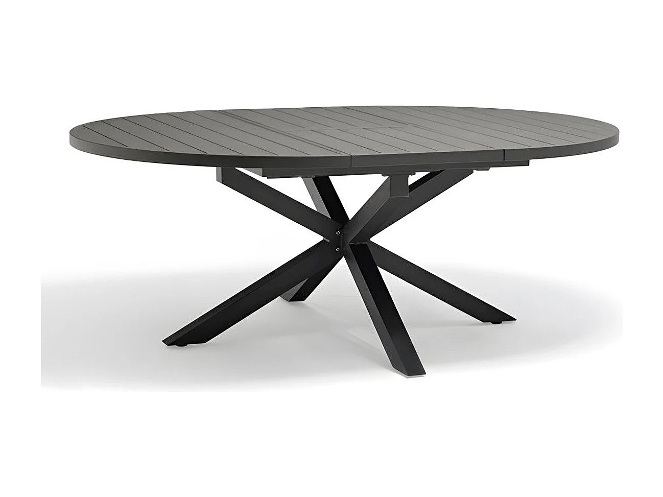 Ausziehbarer Gartentisch 8 Personen, Aluminium