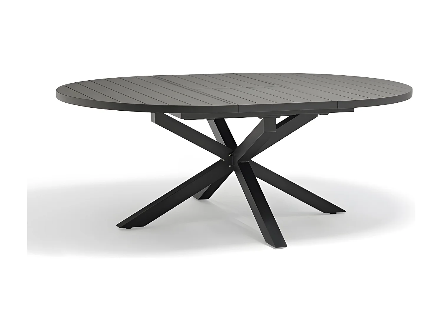 Ausziehbarer Gartentisch 8 Personen, Aluminium