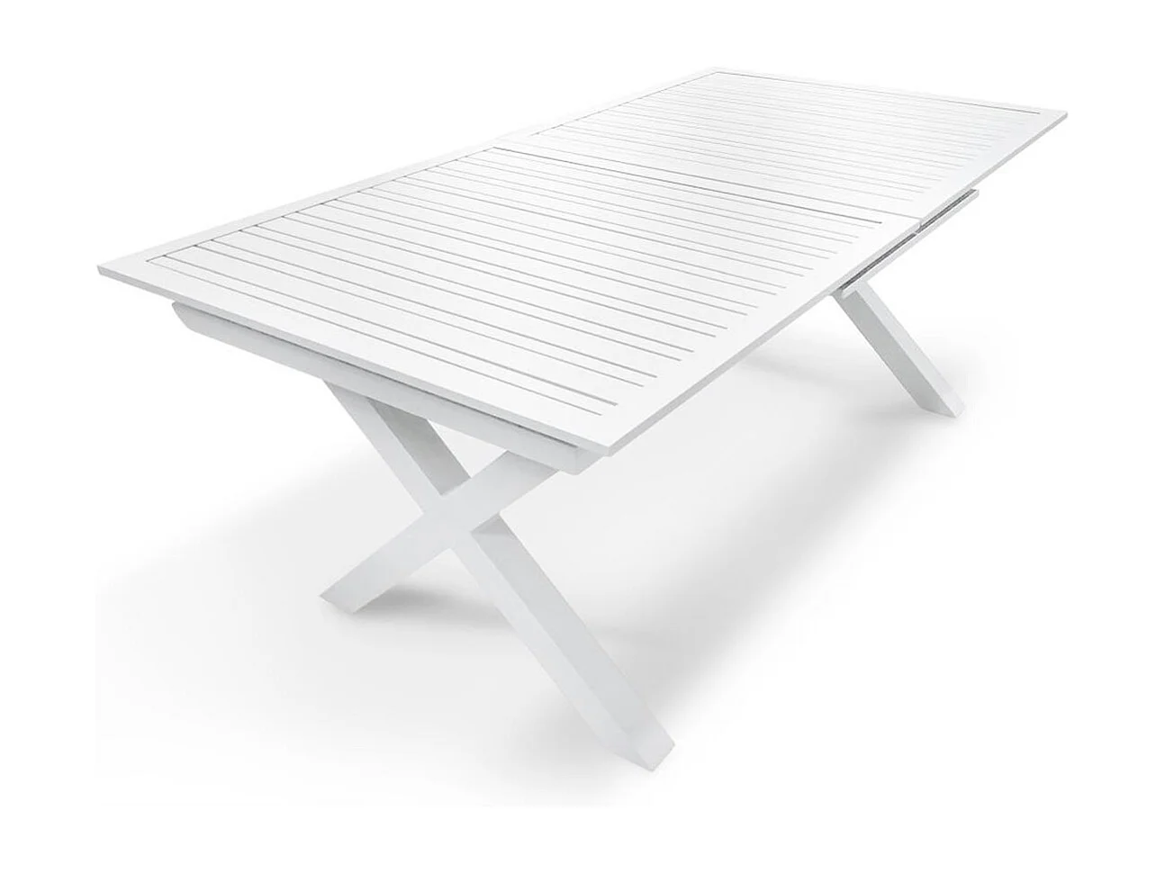 Table de Jardin Extensible "Floride" 180-240cm Blanc