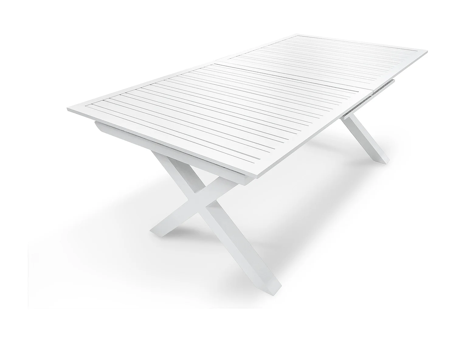 Mesa de jardín de aluminio