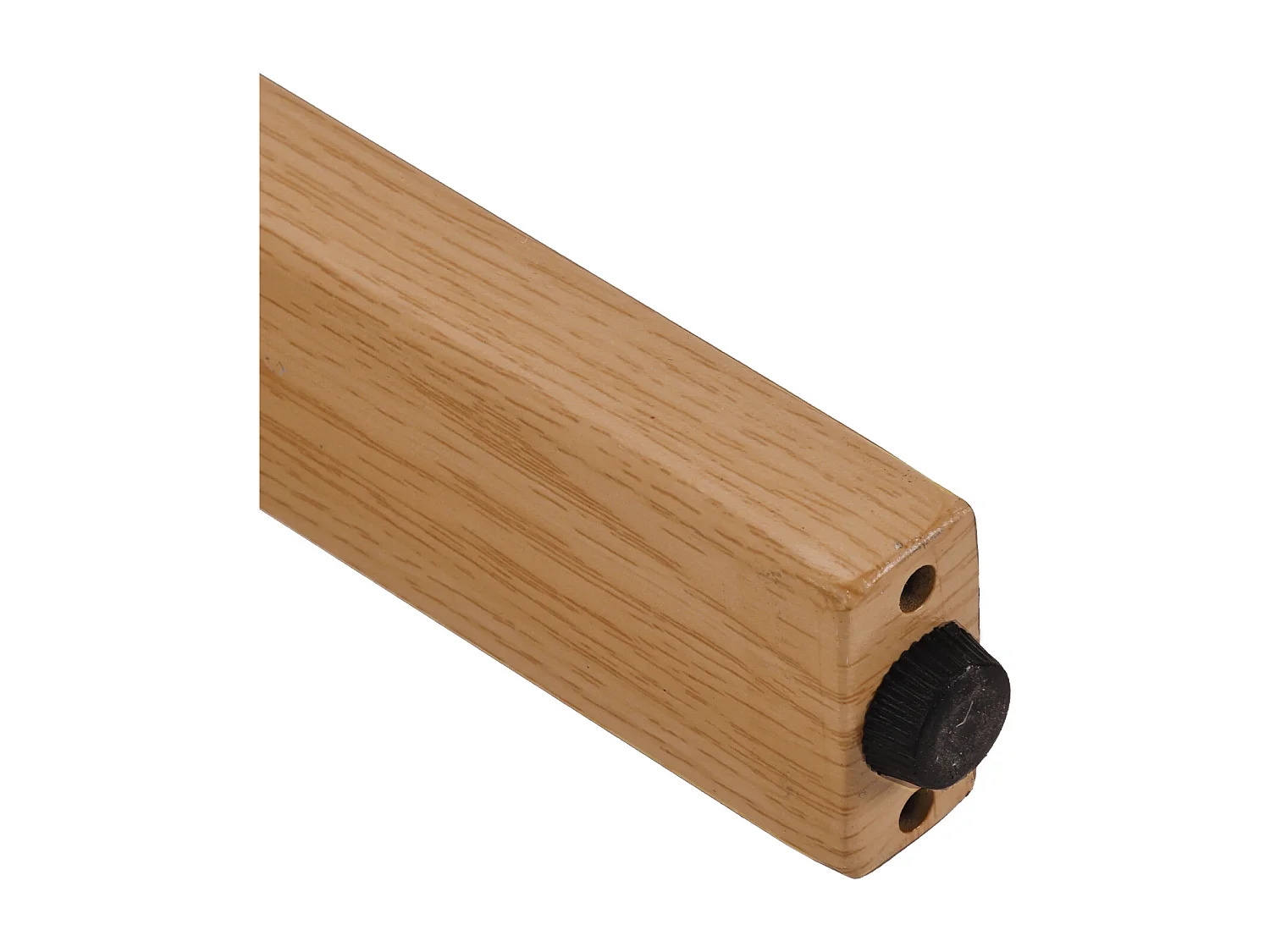 Lot de 6 Chaises de salle à manger ergonomique - 54.5 x 44 x 72.5 cm - avec rembourrage + pieds en fer - Flanelle - beige + naturel